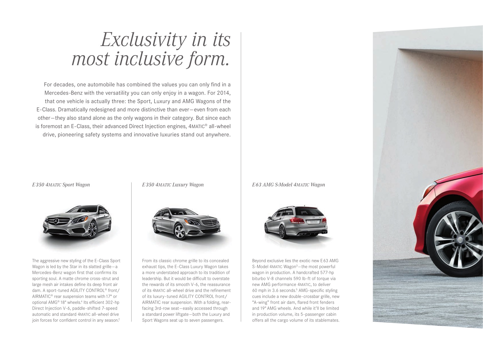 2014 Mercedes-Benz E-Class Brochure Page 10